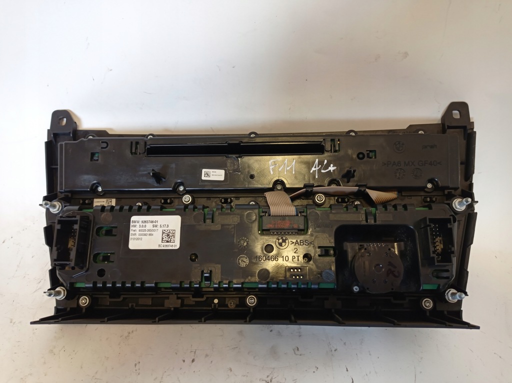 фото №6, Панель радио кондиционера bmw f11 9263746