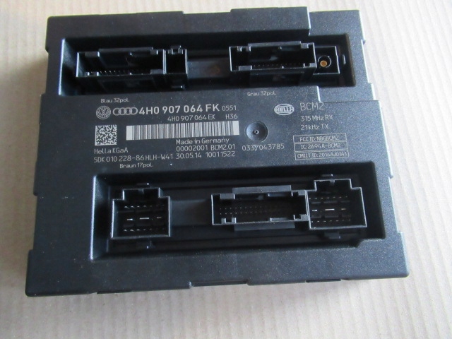 фото №1, Модуль блок управления комфорт блок управления бортовой сетью audi 4h0907064fk