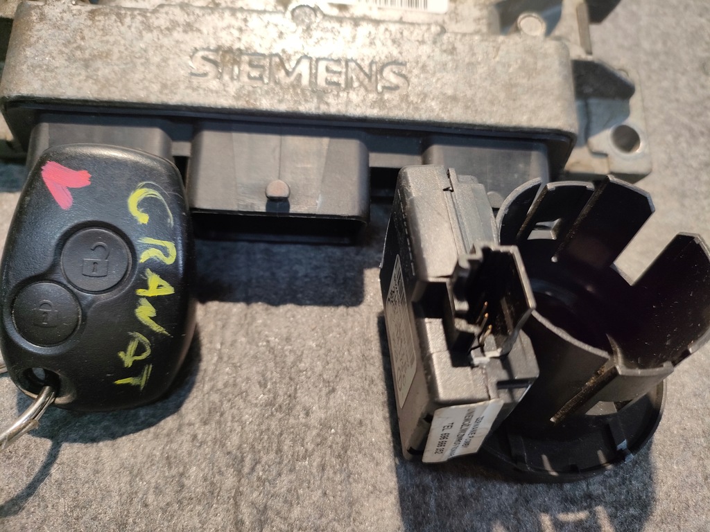 фото №10, Бортовий комп'ютер набір стартовий renault clio iii 3 1,2 16v 8200522357 s120200105a