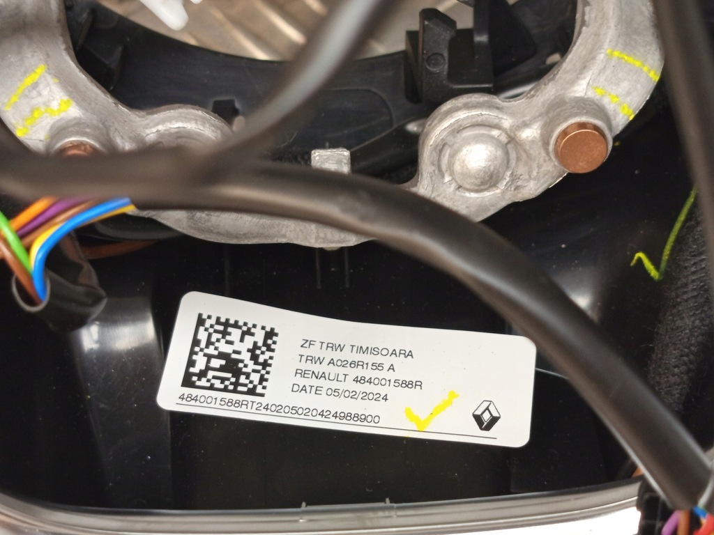 фото №16, Renault clio v повітропровід мультифункція шкіра 484001588r