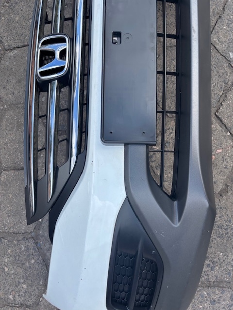 фото №13, Honda cr-v iv 2012-2015r бампер перед передній білий nh788p