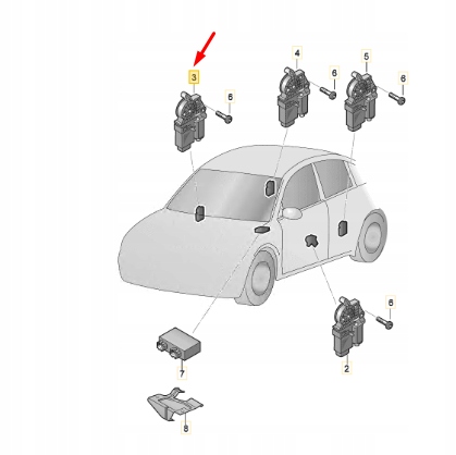 фото №1, Skoda roomster передняя часть правый window регулятор двигатель rhd 6q1959801hsk2