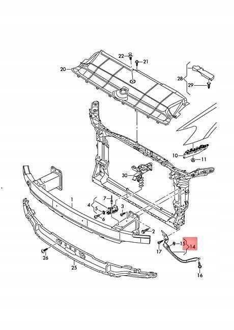фото №7, Кронштейн vag dla audi a6 a7 sportback 4k 2019 оригинальный 4k0807347b