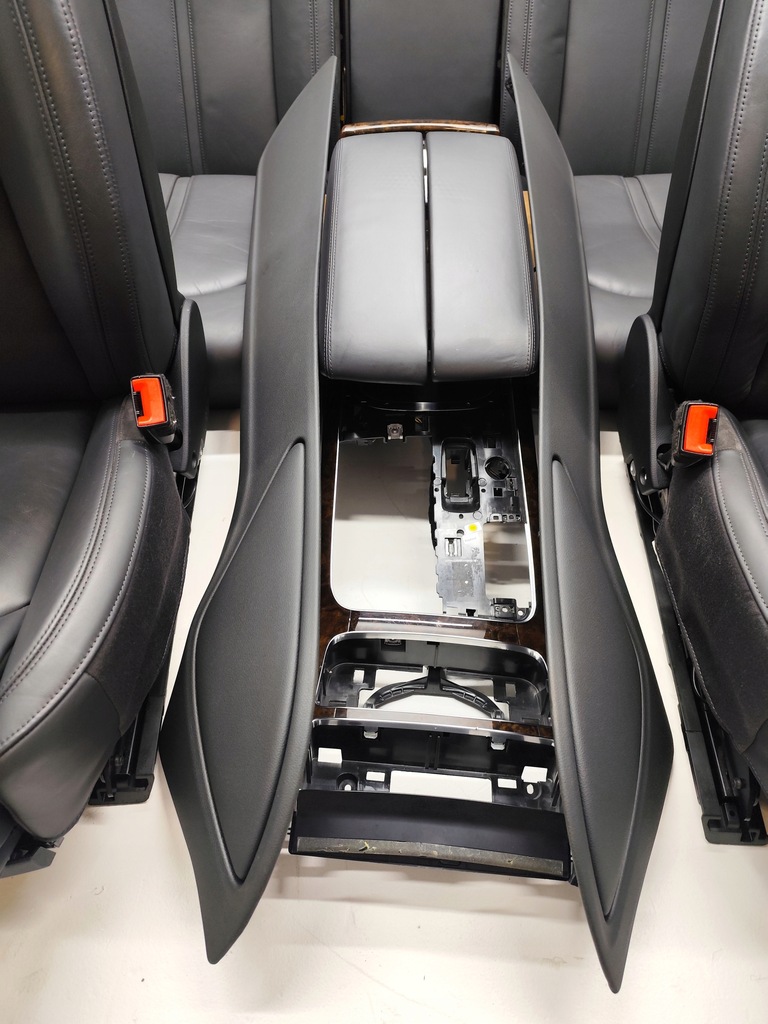 фото №12, Audi a8 d4 сиденья заднее сиденье обшивки туннель кожа комплект