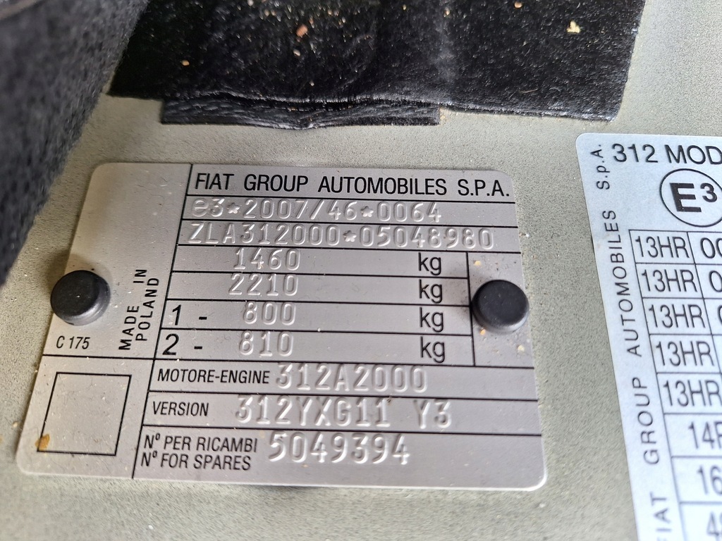 фото №14, Lancia ypsilon 3 iii 312 chrysler рычаг домкрат передач автоматическая коробка передач 518884540