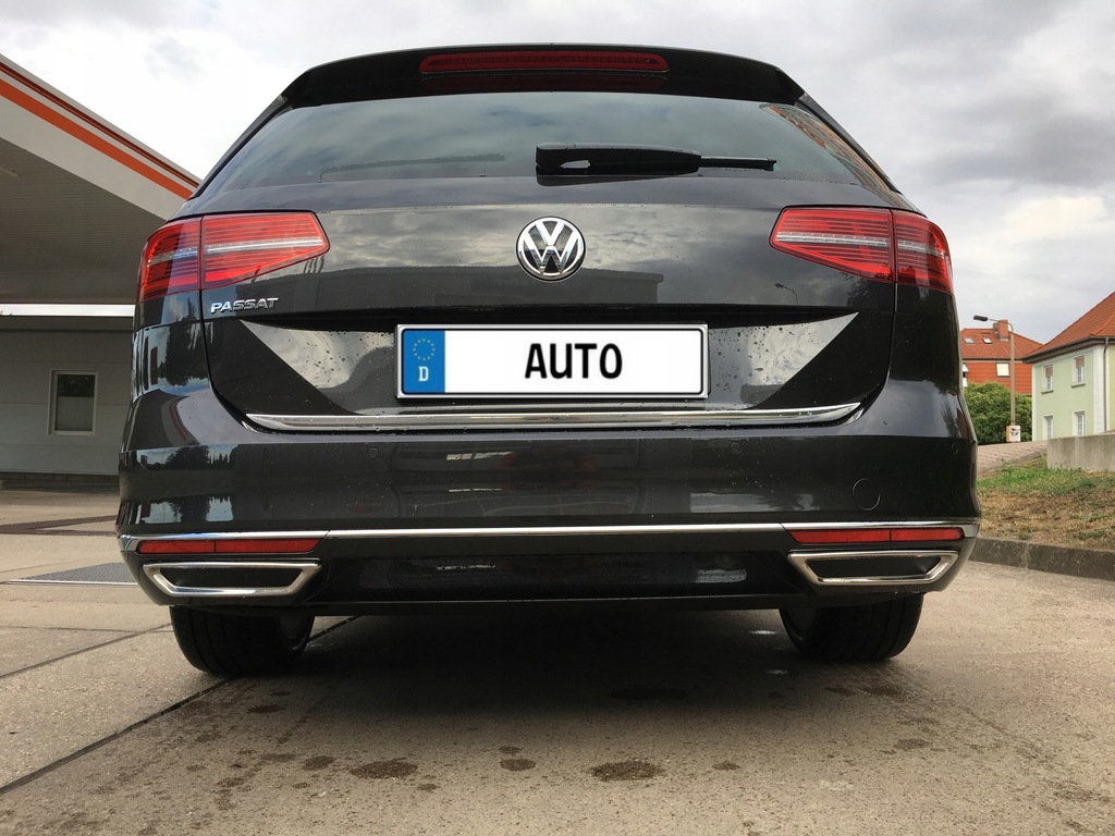 фото №13, Vw passat b8 kombi - молдинг хром na кришка хромована кришка багажника захисна тюнінг