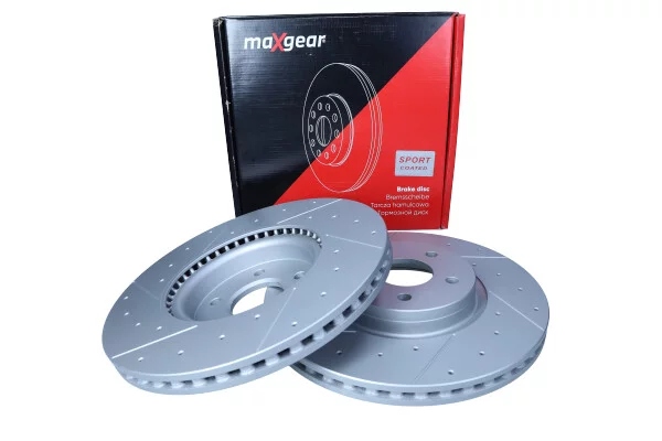 фото №3, Тормозные диски перфорированные перед ford focus ii iii kuga ii tourneo transit connect