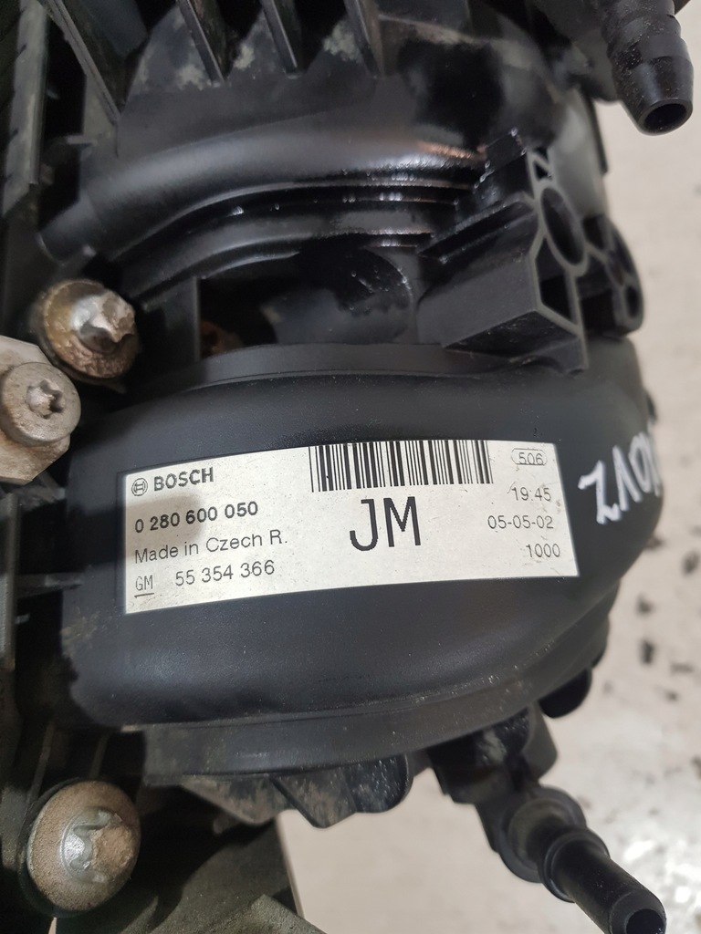 фото №16, Колектор всмоктуючий форсунки 55354366 opel corsa c agila 1.0b