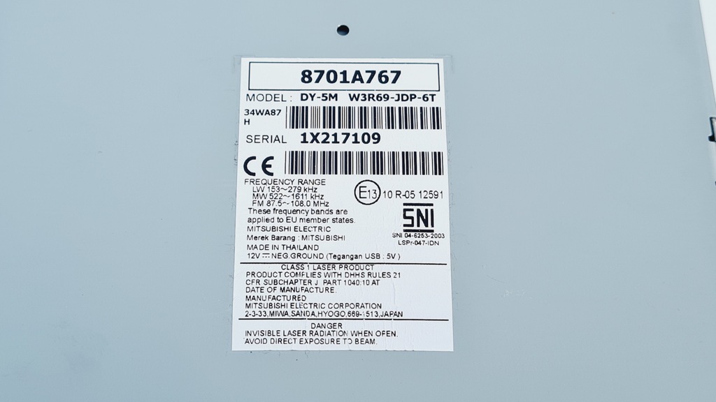 фото №4, Mitsubishi l200 2015-2022 радио навигация оригинал