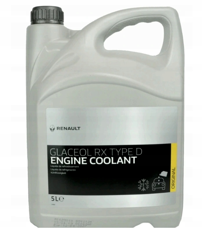 фото №1, Рідина do радіатор renault glaceol rx type e ldr 7711947051 5l