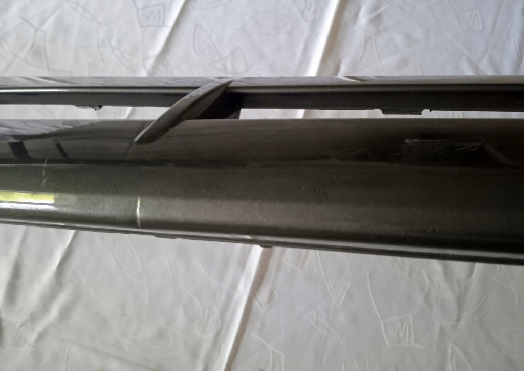 фото №10, Спойлер бампера задняя диффузор накладка porsche macan turbo gts