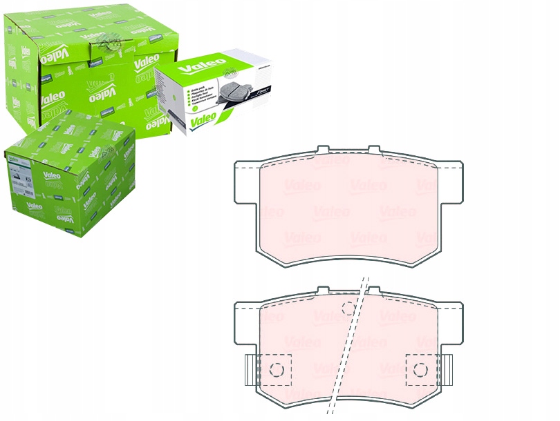 Купить Комплект тормозных колодок тормозных valeo 36757 t6458 5104