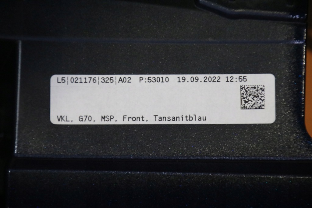 фото №14, Bmw 7 g70 i7 m-pakiet бампер перед usa цвет c3z