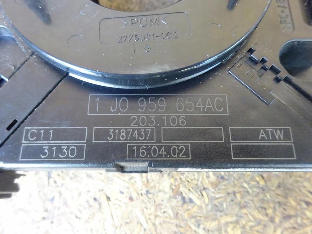 фото №7, Audi s3 a3 8l tt 8n golf iv лента шлейф подушки безопасности подушка безопасности esp 1j0959654ac