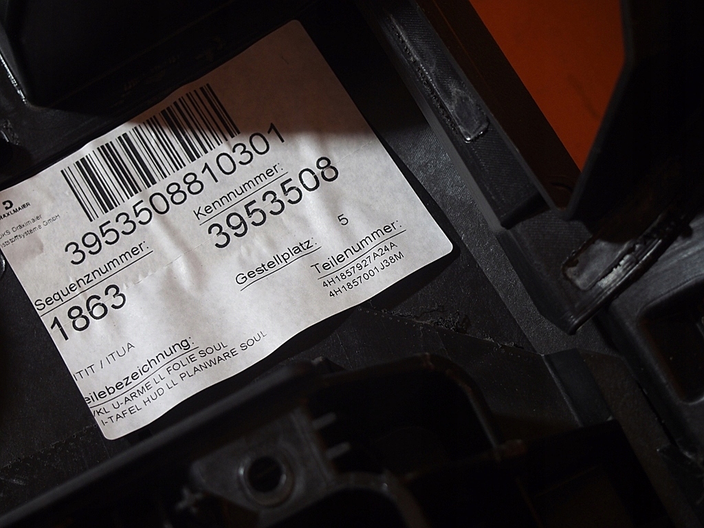 фото №8, Audi a8 4h панель приладів приладова консоль 4h1857001j