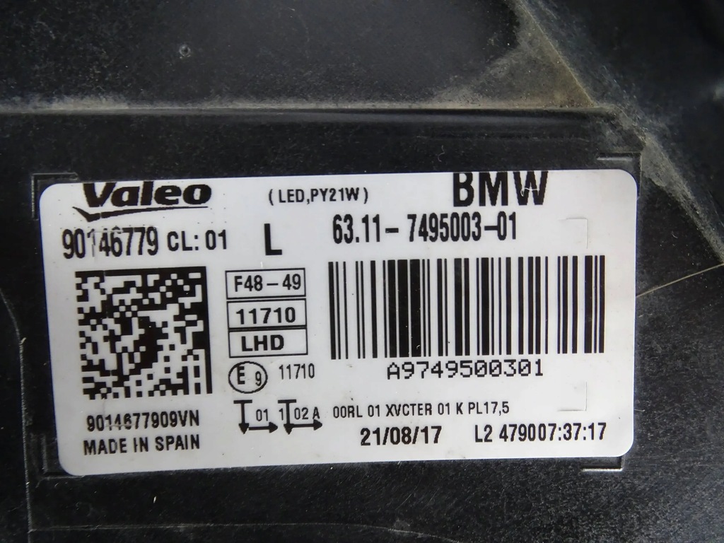 фото №6, Лампа перед передня ліва bmw x1 f48