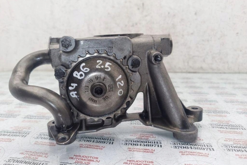 фото №3, Насос оливи audi a4 8ec, b7 059115105h 2.5l дизель 2006