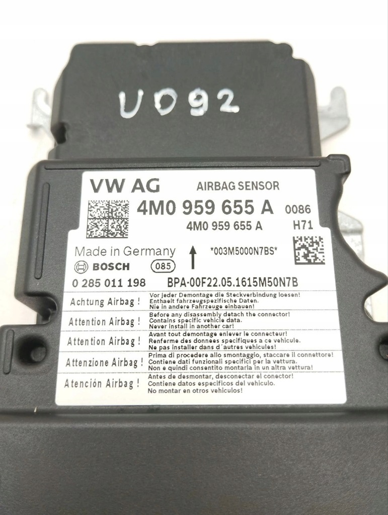 фото №6, Audi q7 4m 2017 модули подушек воздушных