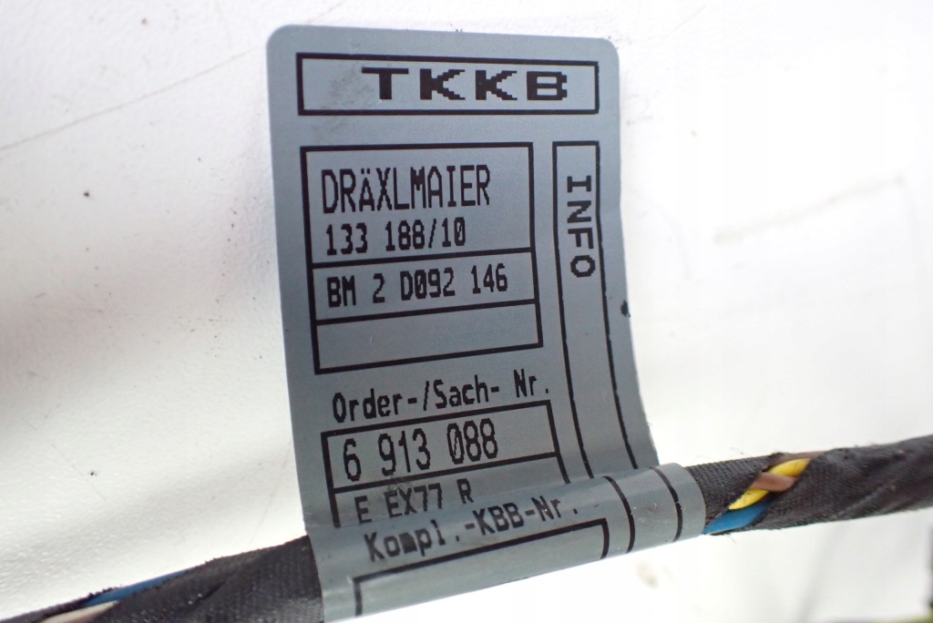 фото №7, Жгут дверь левый перед bmw e46 coupe 8378204