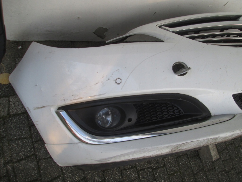 Бампер передній комплектний  opel insignia a рестайлінг  2013-17 білий z40r pdc в Україні