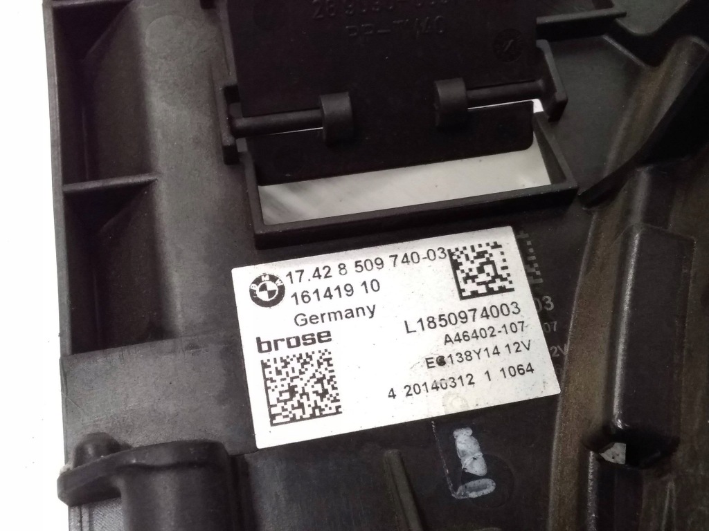 фото №7, Bmw 5 f10 f11 2012 електричний вентилятор радіатора