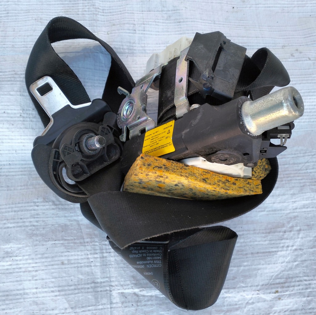 фото №1, Pas безопасности левый перед citroen c5 iii x7 96560563xx