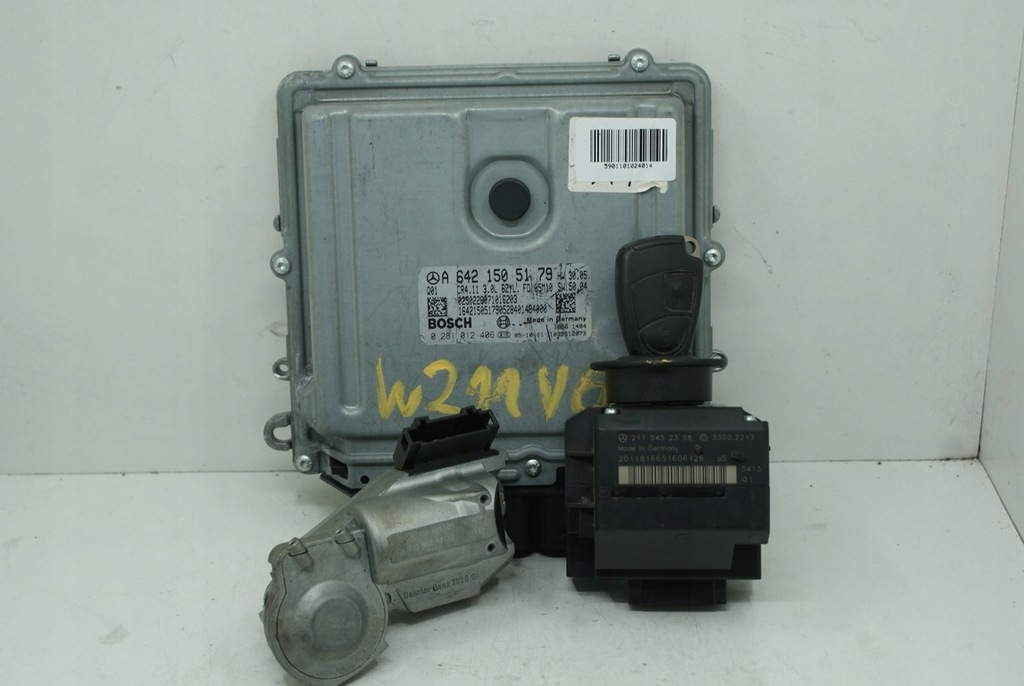 фото №8, Mercedes w211 a6421505179 бортовий комп'ютер набір 3.0 v6