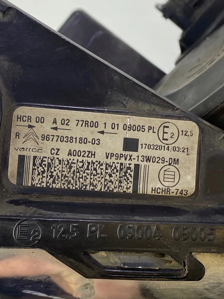 фото №9, Лампа перед передня права citroen ds3 uk