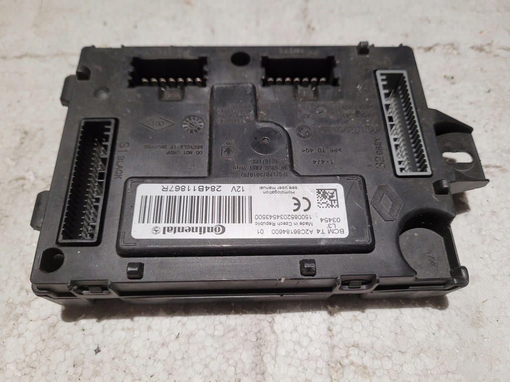 фото №1, Модуль блок керування bcm renault 284b11867r