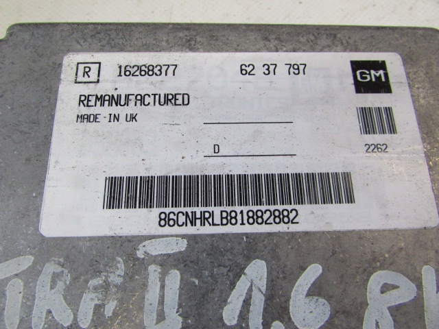 фото №1, Блок управления , бортовой компьютер двигателя opel astra ii g