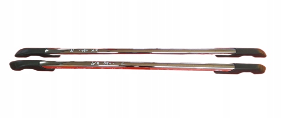 фото №1, Jeep grand cherokee wk 2008 рейлинги накладки кровельные хром kpl