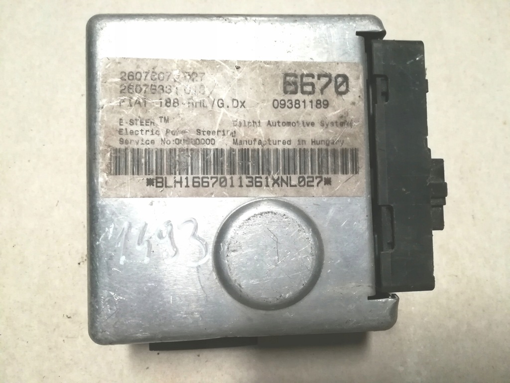 фото №1, Fiat punto ii бортовой компьютер усилителя 26076670027