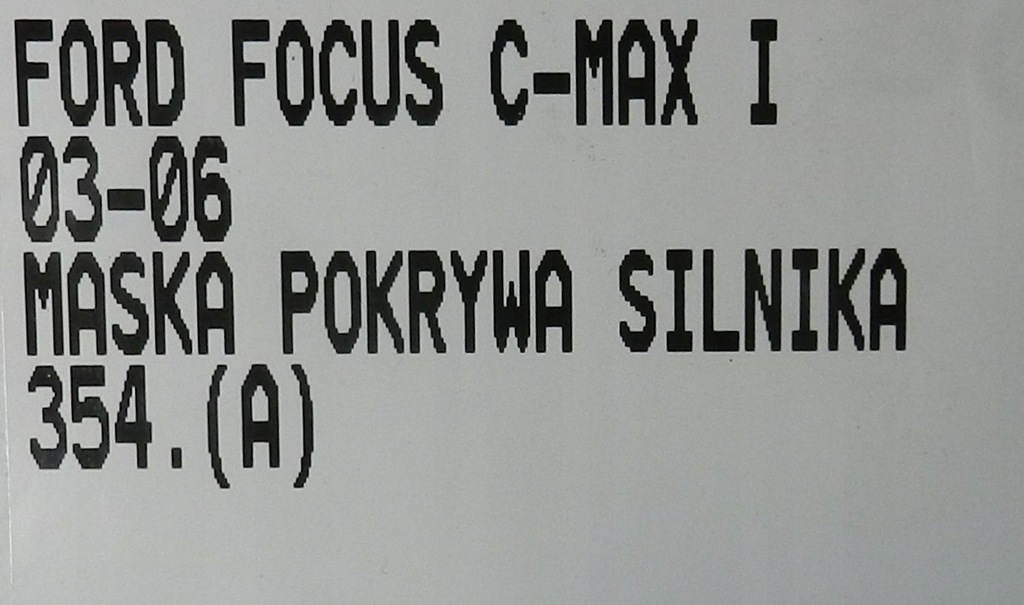 фото №6, Ford focus c-max i mk1 03-06 капот крышка двигателя