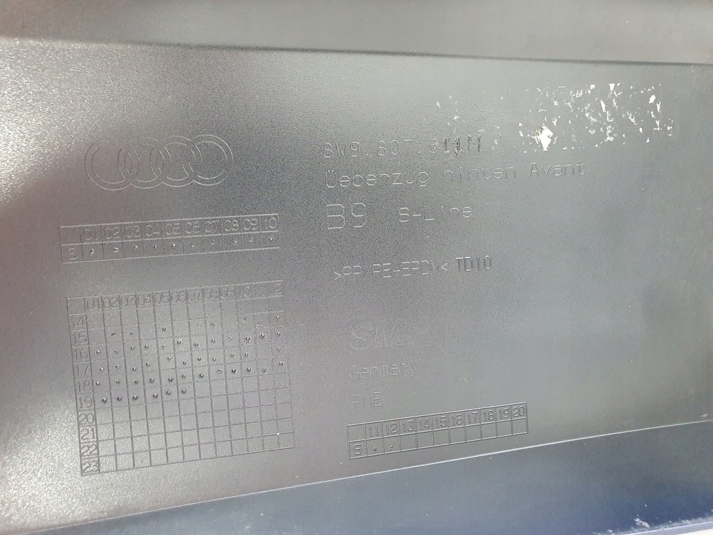 фото №16, Audi a4 s4 s line 8w9 15- бампер задня задній kombi