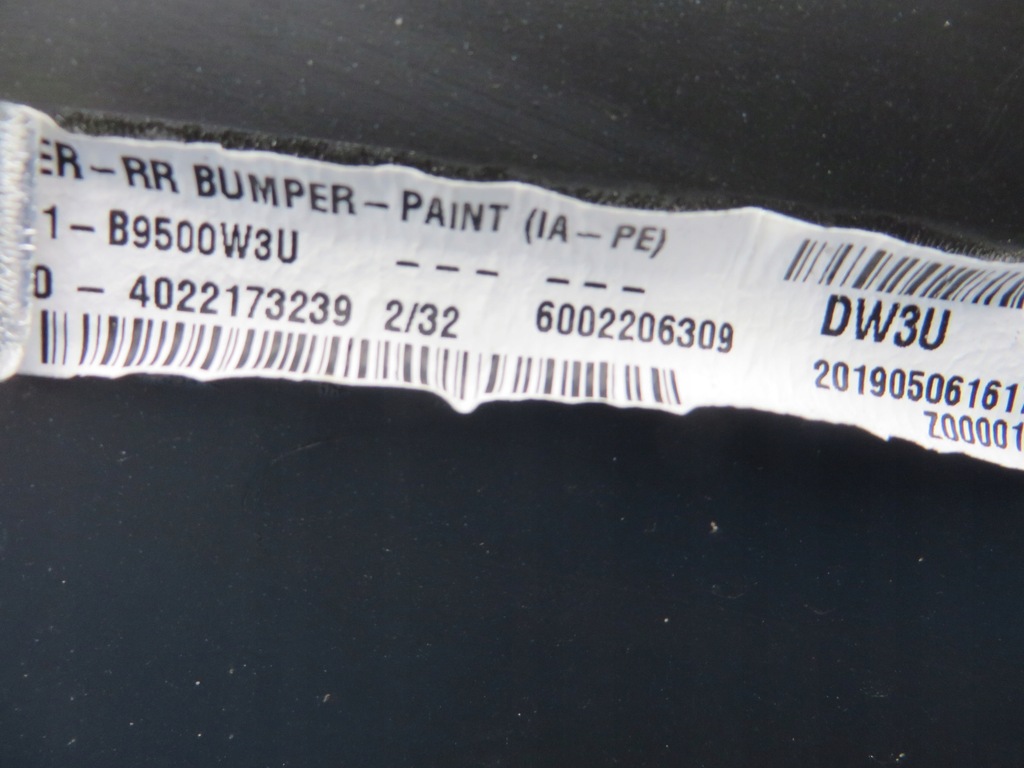 фото №9, Hyundai i10 lift 2017- бампер задний задняя