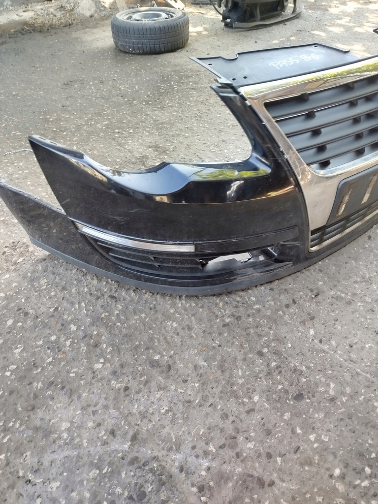 фото №13, Бампер передний перед решётка радиатора решётка радиатора 3c0807221 vw passat b6