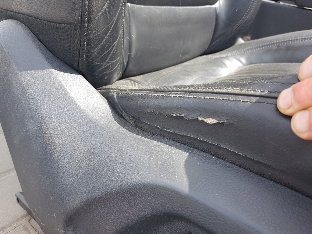 фото №12, Vw tiguan i 5n 06-15r сиденья кожаный заднее сиденье комплект