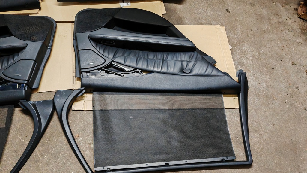 фото №6, Обшивка дверь перед задняя шторка рамки кожа harman kardon mercedes w211 lift