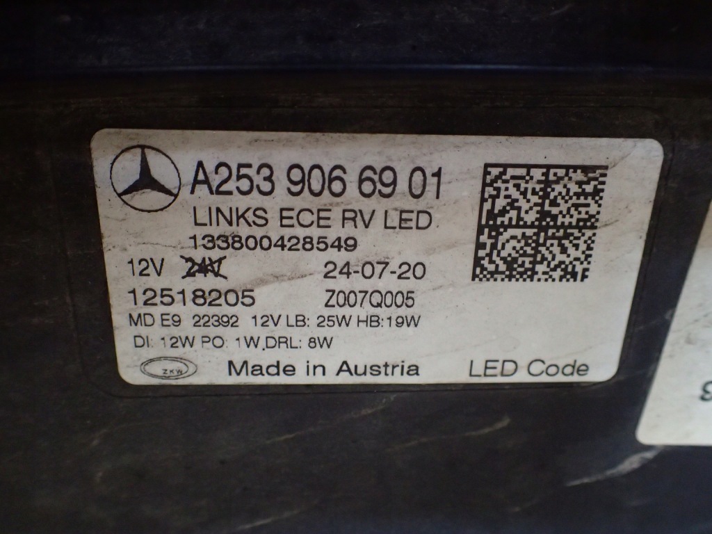 Фара перед левая mercedes glc w253 full led рестайлинг Доставка
