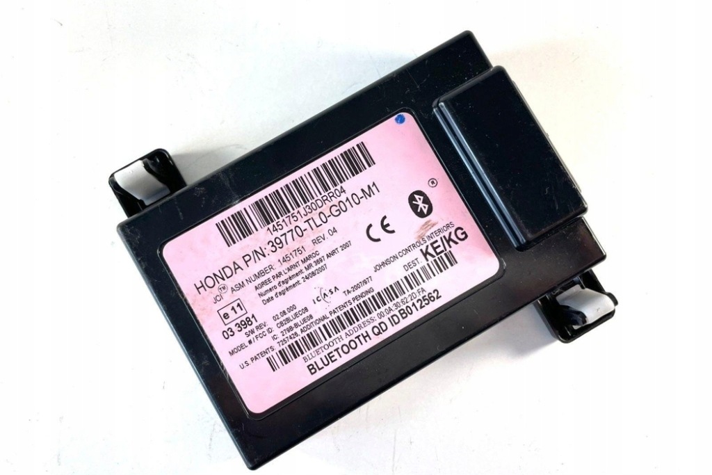 фото №4, Модуль блютуз honda accord viii estate cw 39770tl0g010m1 2.2l дизель