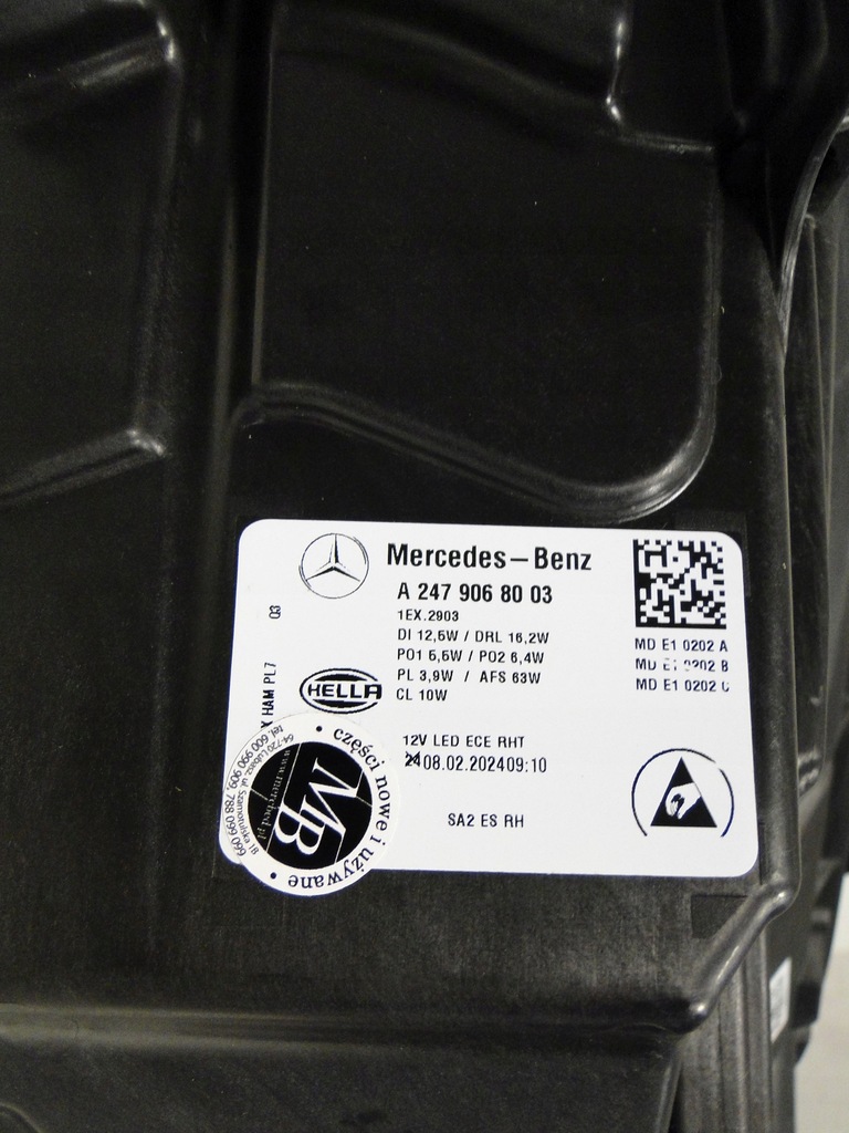 фото №11, Mercedes glb x247 247 lift лампа права multibeam led