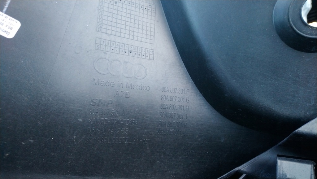 фото №10, Бампер задня задній audi q5 ii s line бампер audi q5 fy 80a спойлер накладка