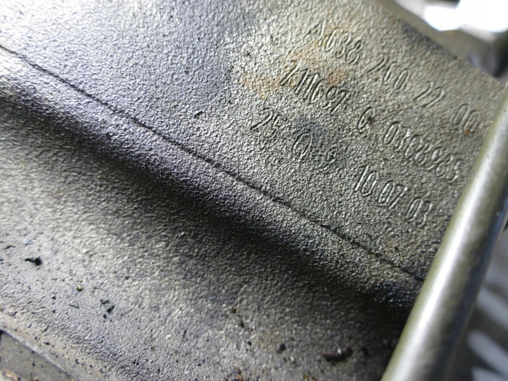 фото №13, Mercedes vito w638 2.2 cdi коробка передач передач механічна коробка передач a6382002200