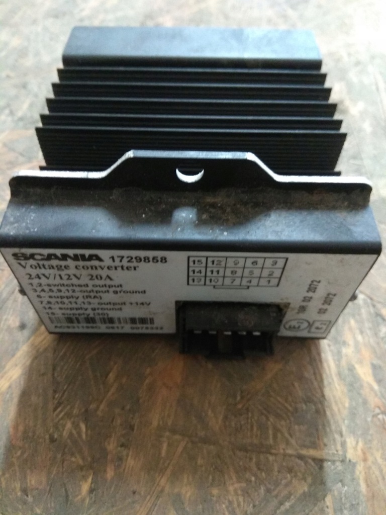 фото №1, Преобразователь scania r 24/12v 20a