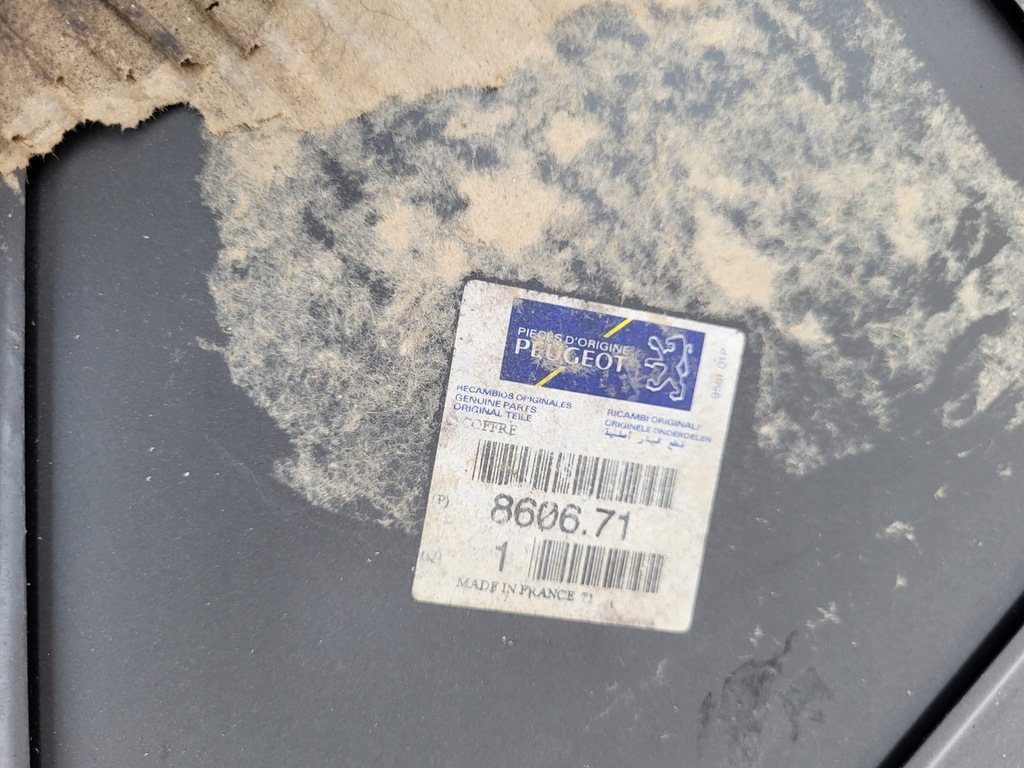 фото №6, Крышка багажника задняя peugeot 306 sedan nowa оригинал 8606.71