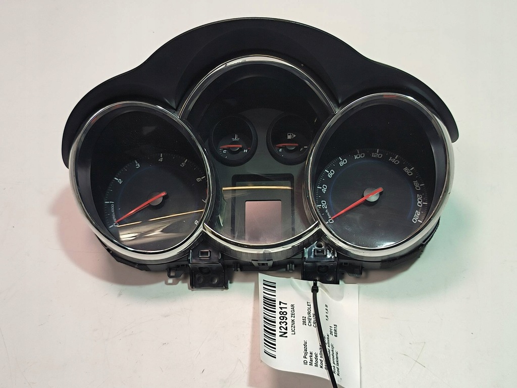 фото №7, Счетчик приборная панель eu 94572849 chevrolet cruze