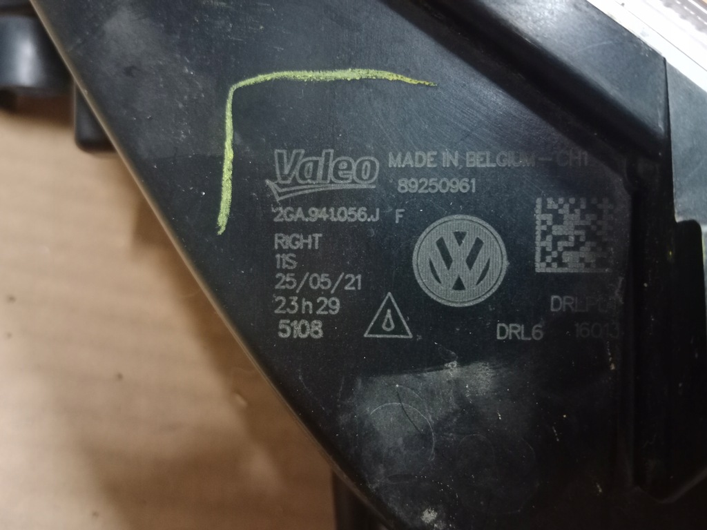 фото №5, Противотуманная фара поворотник правый vw t-roc 2ga