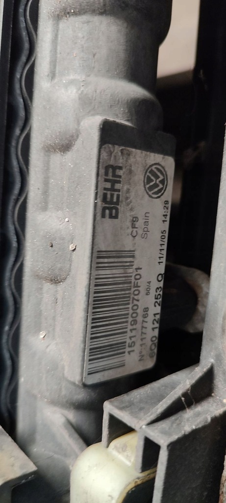 фото №12, Pas передний усилитель передний vw polo 9n lift 3d