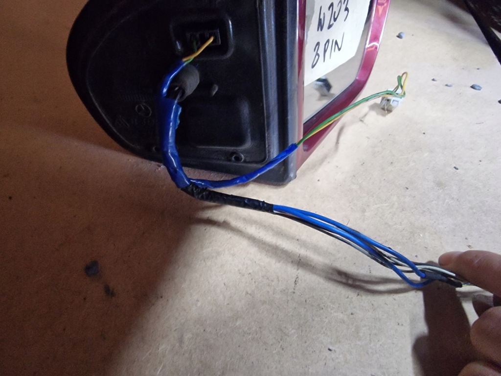 фото №6, Зеркало правое электрический mercedes c w203 8pin