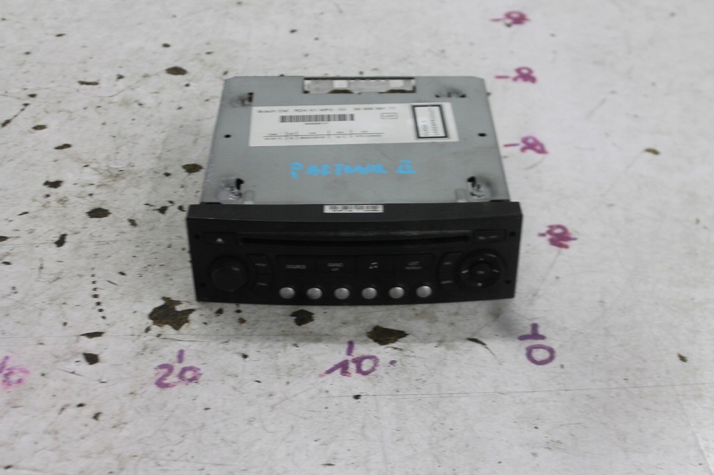 фото №1, Радіо cd заводський 96669681xt berlingo ii partner ii 08-12